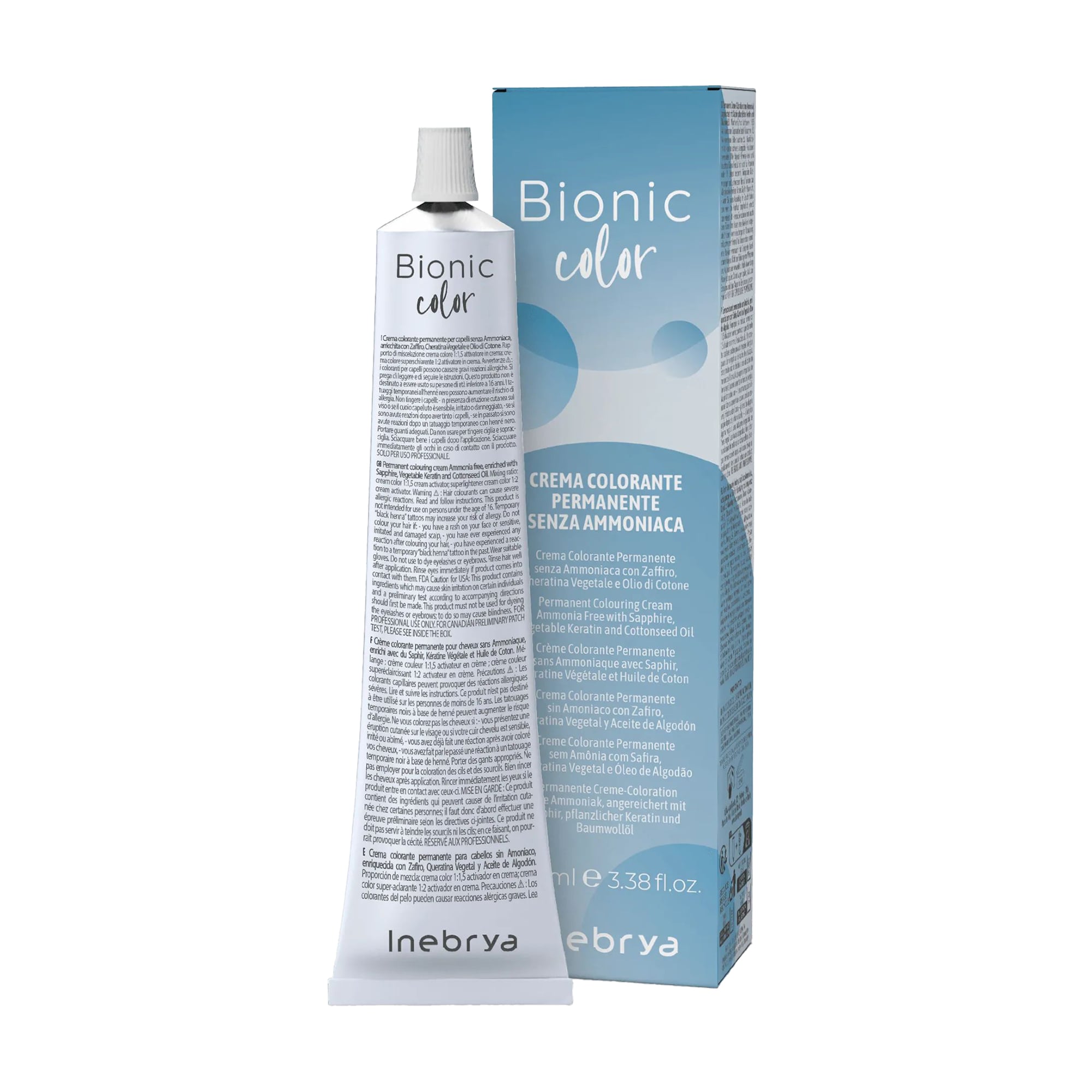 Уцінка! Напівперманентна крем-фарба для волосся Inebrya Bionic Color 5/7 Extra Chocolate, 100 мл